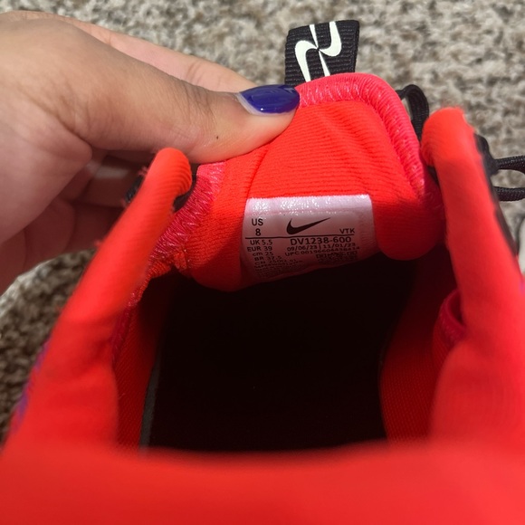 Nike Motiva Red and Purple Athletic Shoes - Picture 6 of 7